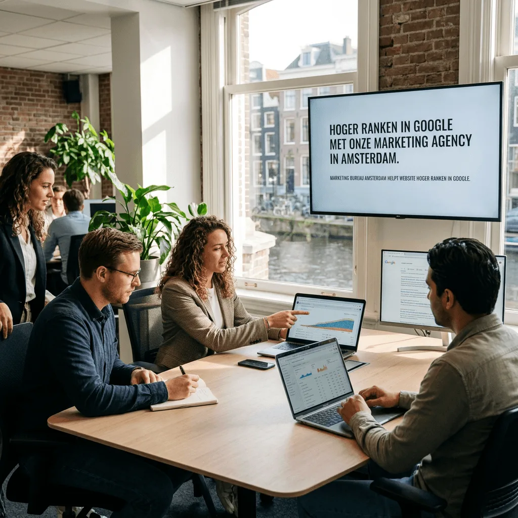 Websmedia team helpt klanten met online marketing strategie